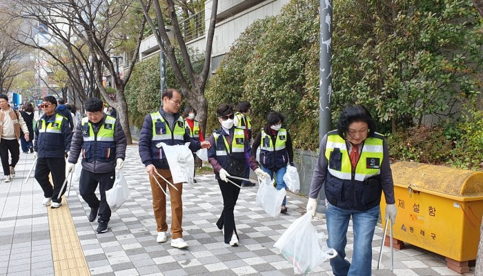 사직야구장개막식 봉사활동